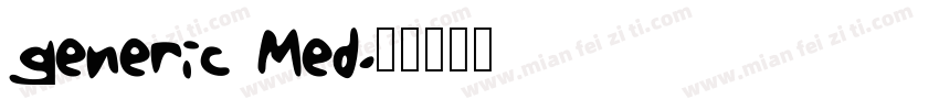 generic Med字体转换